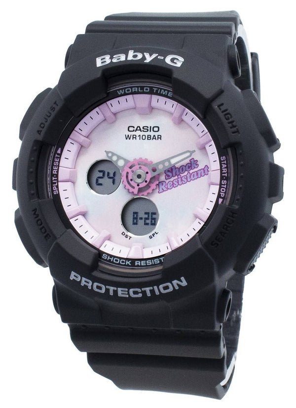 Casio Baby-G Analog Digital BA-120T-1A BA120T-1A World Time Quartz Women's Watch