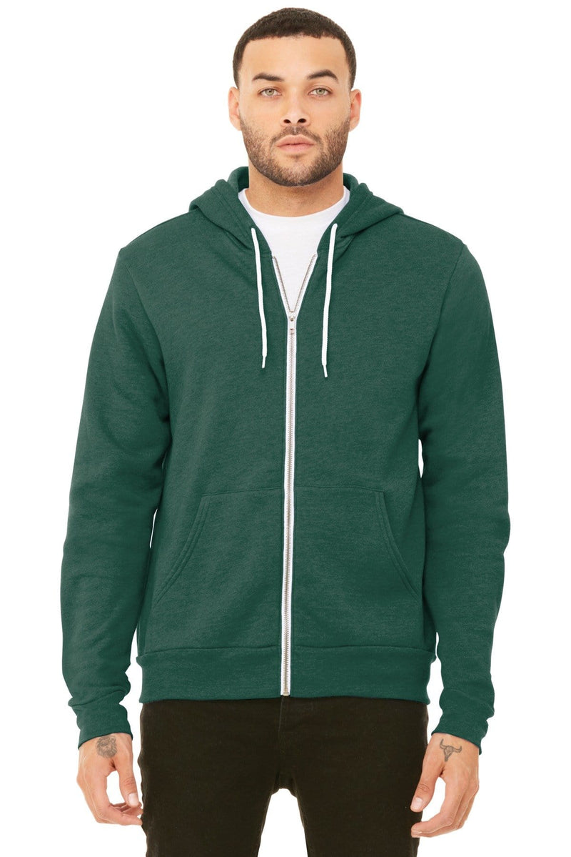 BELLA CANVAS Unisex Zip Up Hoodies BC3739