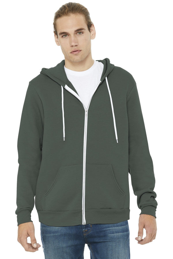 BELLA CANVAS Unisex Zip Up Hoodies BC3739
