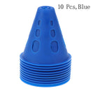 Brand New 10Pcs/Lot Sport Football Soccer Rugby Training Cone Cylinder Outdoor Football Train Obstacles For Roller Skating
