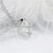 Chic Transparent Resin Rould Ball Moon Pendant Necklace Women Blue Sky White Cloud Chain Necklace Fashion Jewelry Gifts for Girl