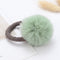 Cute animal hair ball rabbit hair ring girls rubber band elastic hair bands Korean headwear children hair Accessories ornaments