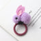 Cute animal hair ball rabbit hair ring girls rubber band elastic hair bands Korean headwear children hair Accessories ornaments
