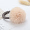 Cute animal hair ball rabbit hair ring girls rubber band elastic hair bands Korean headwear children hair Accessories ornaments