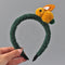 Cute animal hair ball rabbit hair ring girls rubber band elastic hair bands Korean headwear children hair Accessories ornaments