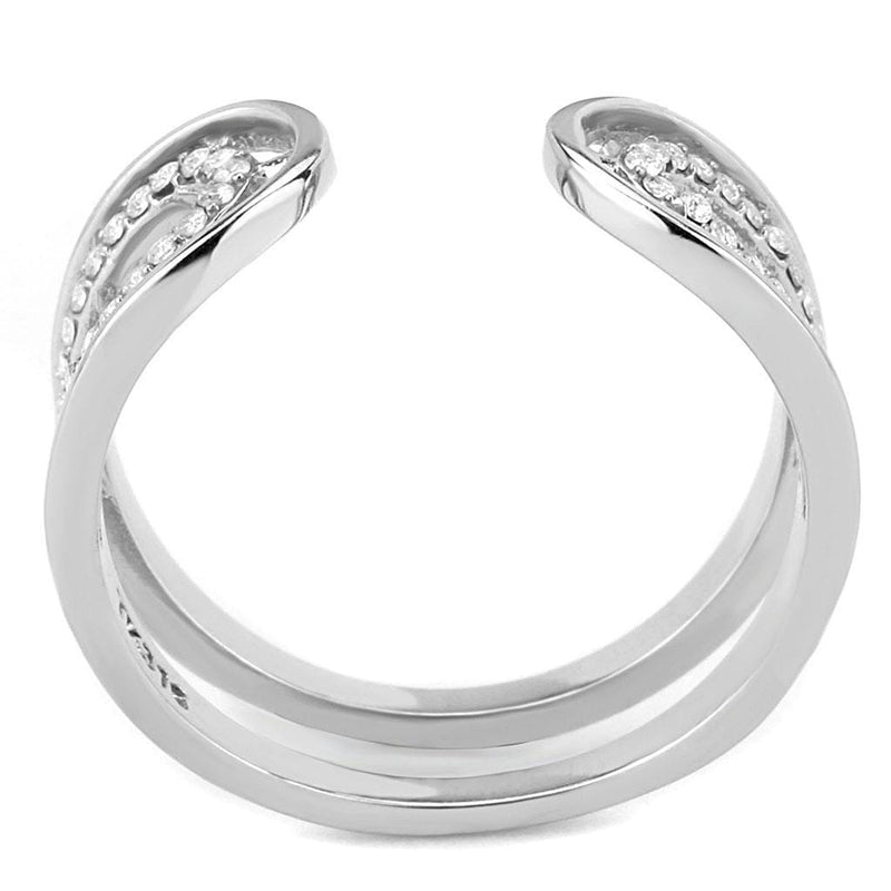 Cheap Rings For Men DA056 Stainless Steel Ring with AAA Grade CZ