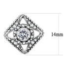 Cute Earrings DA072 Stainless Steel Earrings with AAA Grade CZ