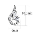 Cute Earrings DA074 Stainless Steel Earrings with AAA Grade CZ