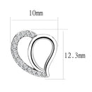 Cute Earrings DA076 Stainless Steel Earrings with AAA Grade CZ