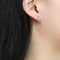 Cute Earrings DA079 Stainless Steel Earrings with AAA Grade CZ