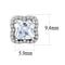 Cute Earrings DA081 Stainless Steel Earrings with AAA Grade CZ