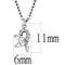 Chain Necklace DA088 Stainless Steel Chain Pendant with AAA Grade CZ