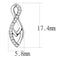 Cute Earrings DA176 Stainless Steel Earrings with AAA Grade CZ