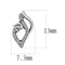 Cute Earrings DA199 Stainless Steel Earrings with AAA Grade CZ