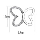 BridalEarrings DA209 Stainless Steel Earrings with AAA Grade CZ