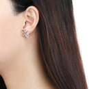 BridalEarrings DA209 Stainless Steel Earrings with AAA Grade CZ