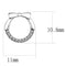 BridalEarrings DA210 Stainless Steel Earrings with AAA Grade CZ