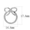 BridalEarrings DA218 Stainless Steel Earrings with AAA Grade CZ