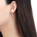 BridalEarrings DA218 Stainless Steel Earrings with AAA Grade CZ