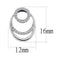 BridalEarrings DA219 Stainless Steel Earrings with AAA Grade CZ