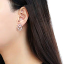 BridalEarrings DA219 Stainless Steel Earrings with AAA Grade CZ