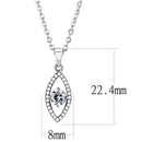 Chain Necklace DA228 Stainless Steel Chain Pendant with AAA Grade CZ