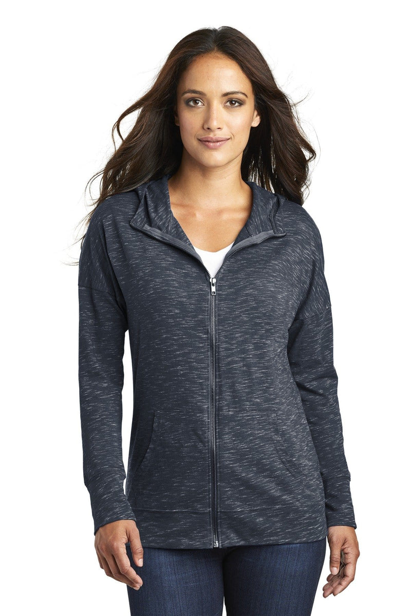 District Women's Zip Up Hoodies DT665