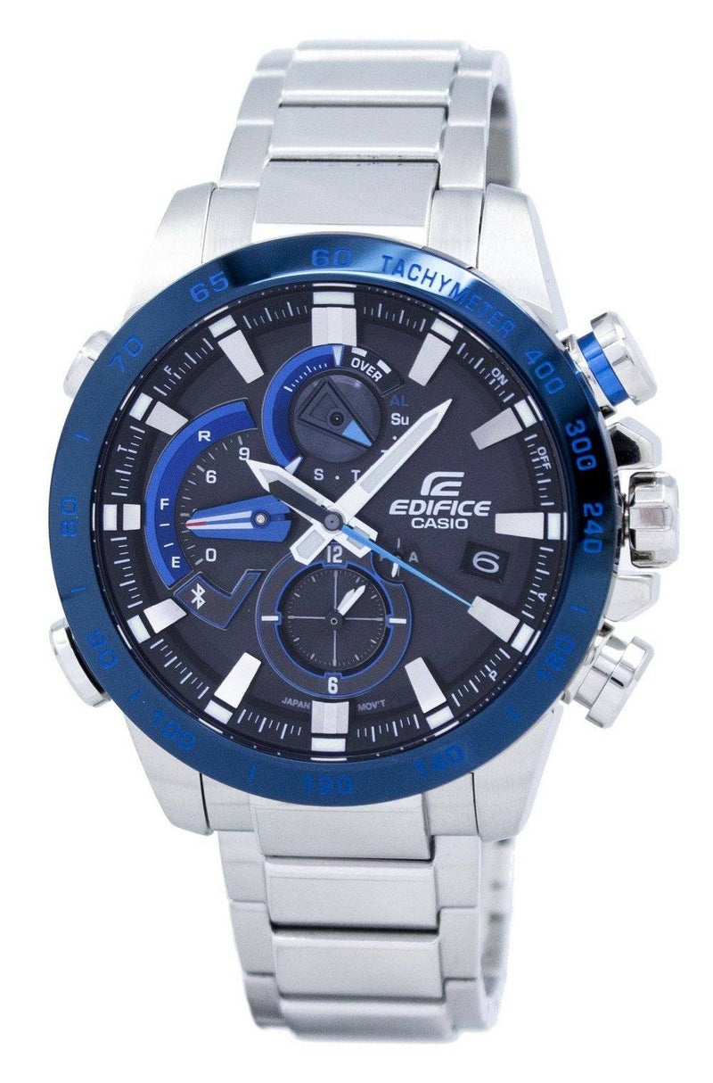 Casio Edifice Smartphone Link Dual Time Tough Solar EQB-800DB-1A EQB800DB-1A Men's Watch