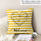 Frigg Yellow Black Geometric Pattern Square Cushion Cover Pillow Case Polyester Throw Pillows Cushions For Home Decor 45x45cm