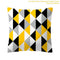 Frigg Yellow Black Geometric Pattern Square Cushion Cover Pillow Case Polyester Throw Pillows Cushions For Home Decor 45x45cm