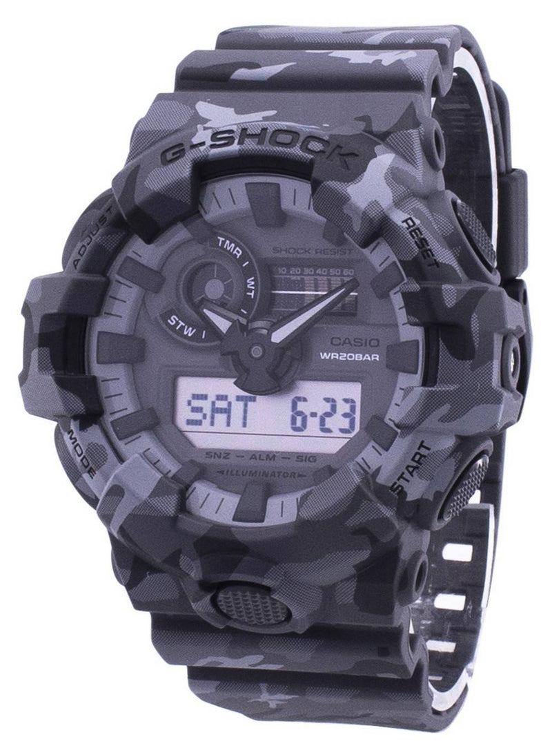 Casio Illuminator G-SHOCK Shock Resistant Analog Digital GA-700CM-8A GA700CM-8A Men's Watch