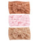 3pcs/lot Cable Knit Baby Girl Headband Bandeau Bebe Nylon Headbands for Newborn Girls Elastic Hair Band Baby Hair Accessories