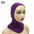 Under Scarf Hijab Cap Muslim Women Veil Turban For Women Muslim Fashion Islam Inner Cap Hijab Jersey Underscaf Caps Hat Ladies