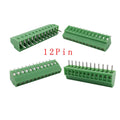 2.54mm/0.1&quot; Pitch PCB Screw Terminal Block Connector 2P 3P 4P 5P 6P 7P 8P 9P 10P 12P 16Pin Terminals 150V 6A for 26-18AWG Cable