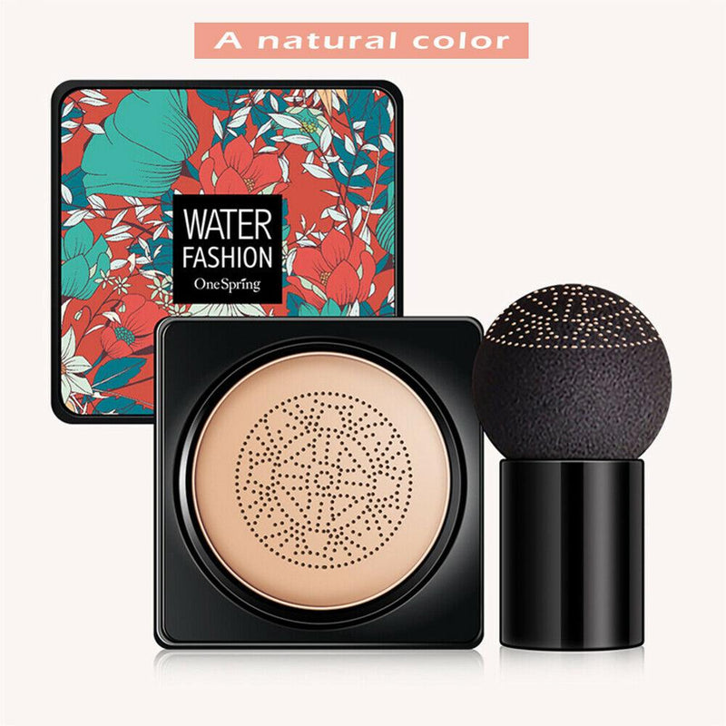 Air Cushion Foundation Mushroom Head BB CC Cream Concealer Whitening Moisturizing Brighten Face Base Tone Makeup Korean Cosmetic