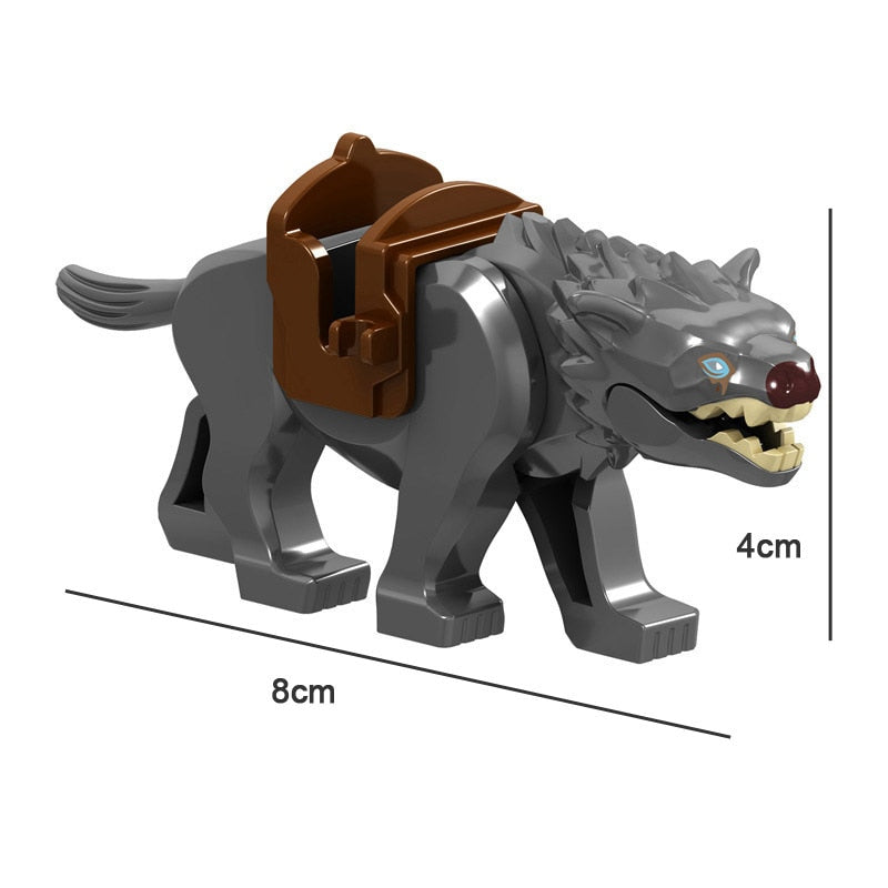 Compatible Mini Animals Building Blocks for Children MOC Turtles Bird Dolphin Fish Model Building Blocks Bricks Kids DIY Toys