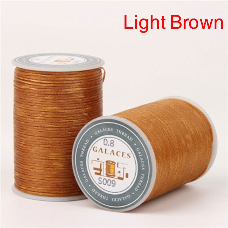 0.8mm 90m Waxed Thread Repair Cord String Sewing Leather Hand Wax Stitching DIY Thread For Case Arts Crafts Handicraft Tool