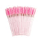 zwellbe Good Quality Disposable 50 Pcs/Pack Crystal Eyelash Makeup Brush Diamond Handle Mascara Wands Eyelash Extension Tool