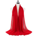 72*175cm Hijab Chiffon 2021 Maxi Big Size Scarf For Muslim Women Headscarf Ladies Headwraps Pashmina Hijab Muslim Fashion Islam