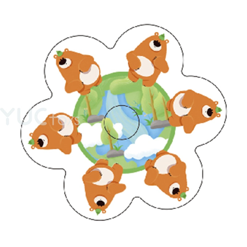 Anime Fidget Spinner Running Finger Hand Gyro Bearing Dynamic Dinosaurs Novel Gifts Cartoon Relief Stress Antistress 2021