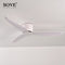 SOVE Modern Black White Low Floor DC Motor 30W Ceiling Fans With Remote Control Simple Ceiling Fan Without Light Home Fan 220V