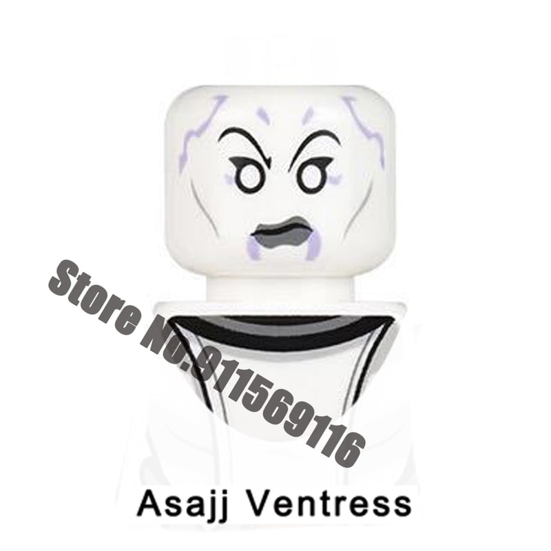 Disney Luke Skywalker Ahsoka Tano Building Block Yoda Obi-Wan Kenobi Sith Kylo Ren Count Dooku Starkiller Brick Figure Toy