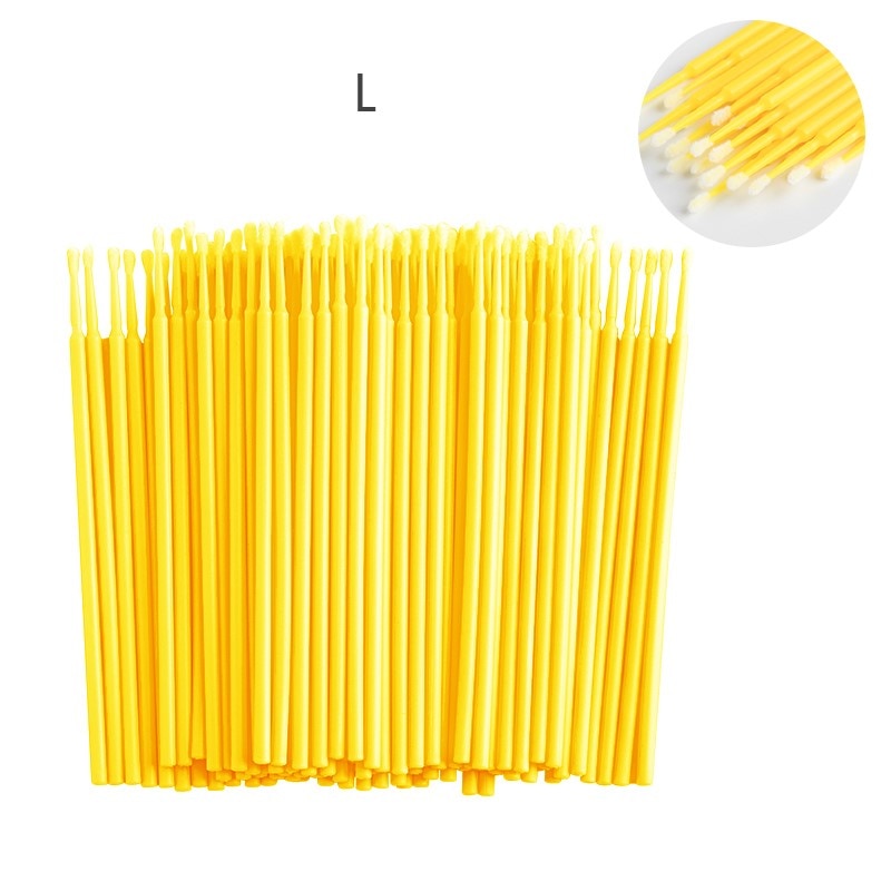 100Pcs/bag Disposable MicroBrush Eyelashes Brush Extension Individual Lash Removing Swab Micro Brush For Eyelash Extension Tools