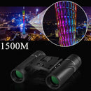 Mini Portable Zoom HD 5000M Telescope Binoculars Powerful 300x25 Folding Long-distance Low Light Night Vision Professional