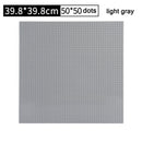 32*32 50*50 Dots Classic Base Plates Blocks DIY Small Size City Road Bricks Baseplates Construction Building Toys For Kids Gifts