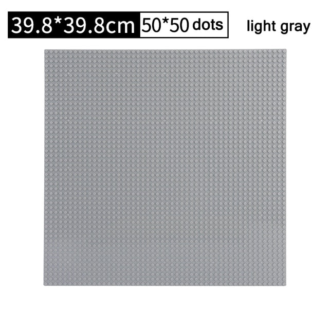 32*32 50*50 Dots Classic Base Plates Blocks DIY Small Size City Road Bricks Baseplates Construction Building Toys For Kids Gifts