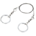 Outdoor Manual Hand Steel Wire Saw Survival Tools Hand Chain Saw Cutter Portable Travel Camping Emergency Gear Steel Wire Kits