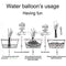 111pcs/bag Filling Water Balloons Funny Summer Outdoor Toy Balloon Bundle Water Balloons Bombs Novelty Gag Toys For Children