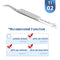 NAGARAKU Eyelash Extension Tweezers False Eyelashes Makeup Stainless Steel Professional Tweezer 3D Accurate Pincet