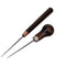 2pc Durable Professional Leather Wood Handle Awl Tools For Leather Craft Stitching Sewing Accessories Sewing Stitching Awl